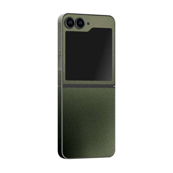 Samsung Z Flip 6 Military Green Metallic Skin Hot on Sale