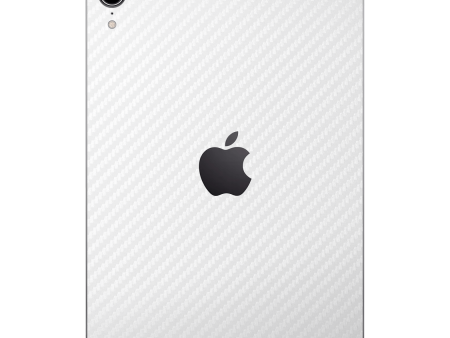 iPad MINI 6 (2021) Textured CARBON Fibre Skin - WHITE For Cheap