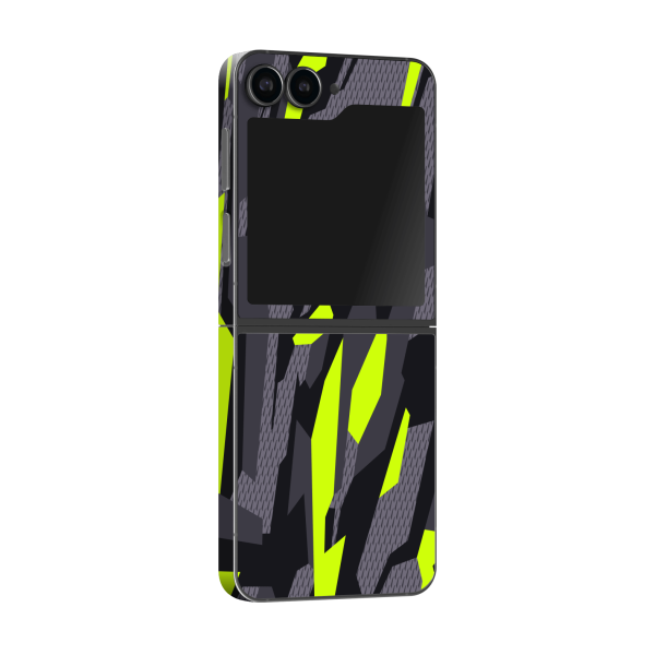 Samsung Z Flip 6 SIGNATURE Abstract Green CAMO Skin Cheap