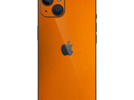 iPhone 14 GLOSSY FIERY ORANGE TUNING Metallic Skin Supply