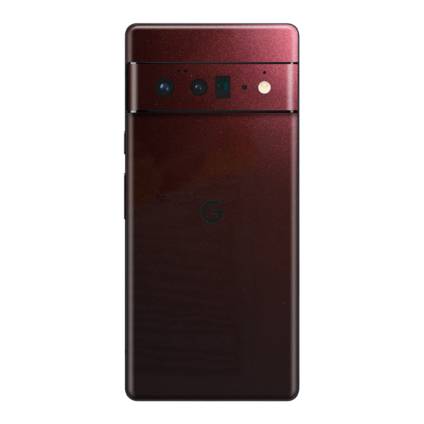 Google Pixel 6 PRO GLOSSY BLACK ROSE Metallic Skin For Sale