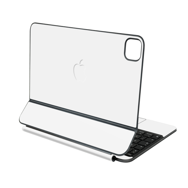 Magic Keyboard for iPad PRO 13” (M4, 2024) Soft-Touch POLAR White StealthMatte Skin Fashion