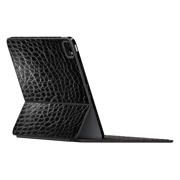 Smart Keyboard FOLIO for iPad Pro Air 11” LUXURIA BLACK ALLIGATOR Leather Skin Fashion