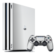 Playstation 4 PRO (PS4 Pro) 3D Textured CARBON Fibre Skin - WHITE Supply