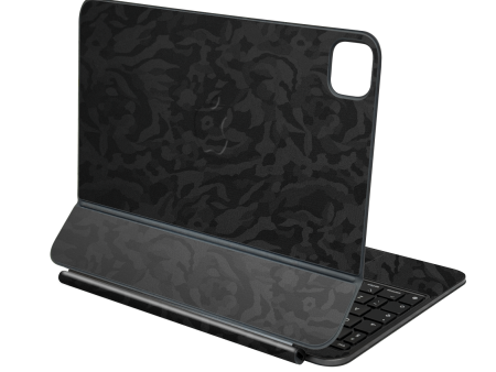 Magic Keyboard for iPad PRO 13” (M4, 2024) Luxuria BLACK CAMO 3D TEXTURED Skin Online