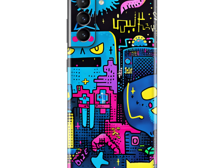 Samsung Galaxy S21 SIGNATURE Arcade Rave Skin For Discount