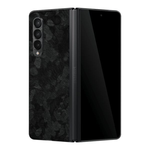 Samsung Galaxy Z FOLD 3 LUXURIA FORGED CARBON Fibre 3D Textured Skin For Cheap