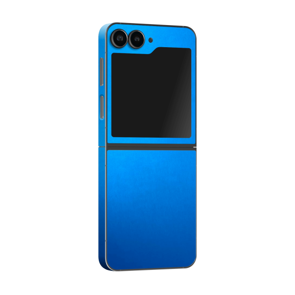 Samsung Z Flip 6 SATIN BLUE Metallic Skin Online now