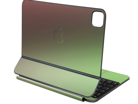 Magic Keyboard for iPad PRO 13” (M4, 2024) CHAMELEON AVOCADO Matt Metallic Skin For Sale