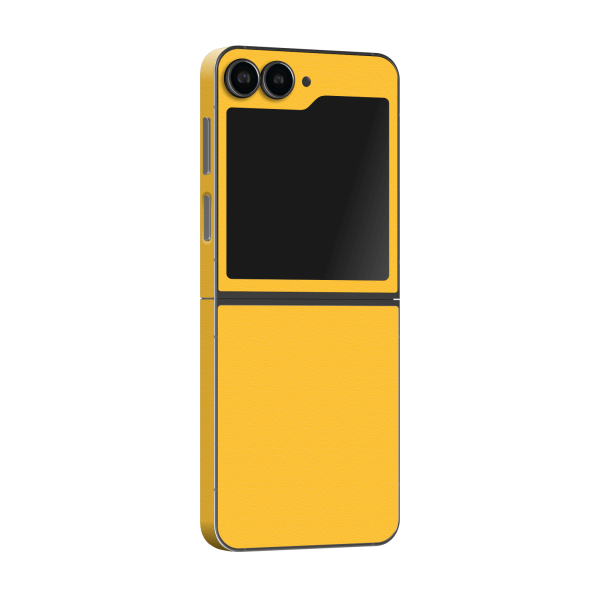 Samsung Z Flip 6 LUXURIA Tuscany Yellow Textured Skin on Sale