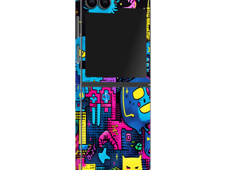 Samsung Z Flip 6 SIGNATURE Arcade Rave Skin For Cheap