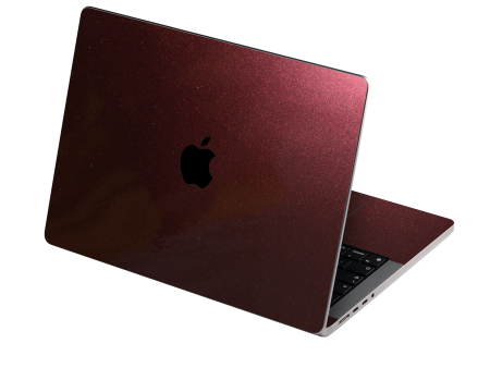 MacBook PRO 16  (2021) GLOSSY BLACK ROSE Metallic Skin Online Hot Sale