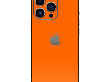 iPhone 14 PRO GLOSSY ORANGE Skin Online Sale