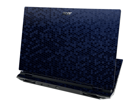 Acer NITRO 5 (17-inch) LUXURIA Navy Blue HONEYCOMB 3D TEXTURED Skin For Sale