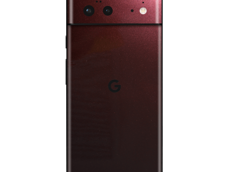 Google Pixel 6 GLOSSY BLACK ROSE Metallic Skin Discount