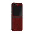 Samsung Z Flip 6 LUXURIA Scarlet Satin Wood Skin For Cheap