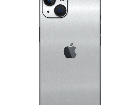 iPhone 14 BRUSHED ALUMINIUM Metallic Skin Fashion