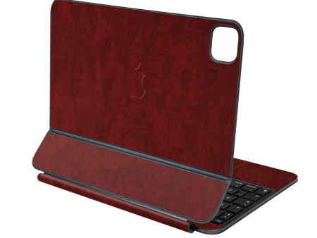 Magic Keyboard for iPad PRO 13” (M4, 2024) LUXURIA Scarlet Satin Wood Skin Online