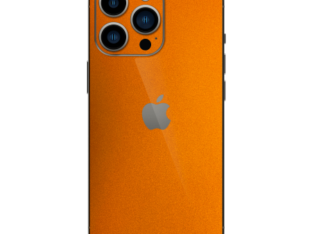 iPhone 14 PRO GLOSSY FIERY ORANGE TUNING Metallic Skin Online Hot Sale