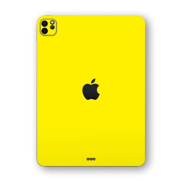 iPad PRO 12.9  (2021) GLOSSY Lemon Yellow Skin For Cheap