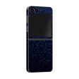 Samsung Z Flip 6 LUXURIA Navy Blue HONEYCOMB 3D TEXTURED Skin For Sale