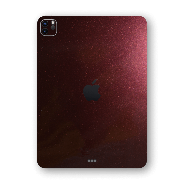 iPad PRO 12.9  (2021) GLOSSY BLACK ROSE Metallic Skin Cheap