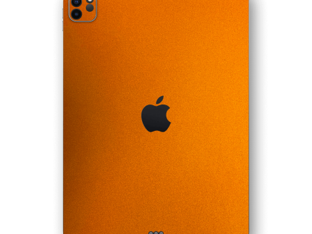 iPad PRO 12.9  (2021) GLOSSY FIERY ORANGE TUNING Metallic Skin For Cheap