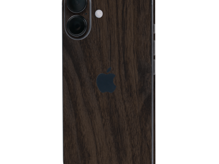 iPhone 16 Plus LUXURIA Textured DARK WALNUT Skin Cheap