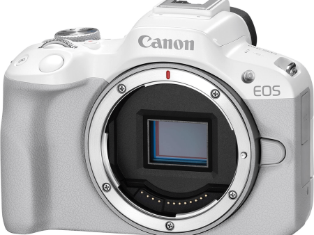 Canon EOS R50 Mirrorless Camera (Body Only, White) Sale